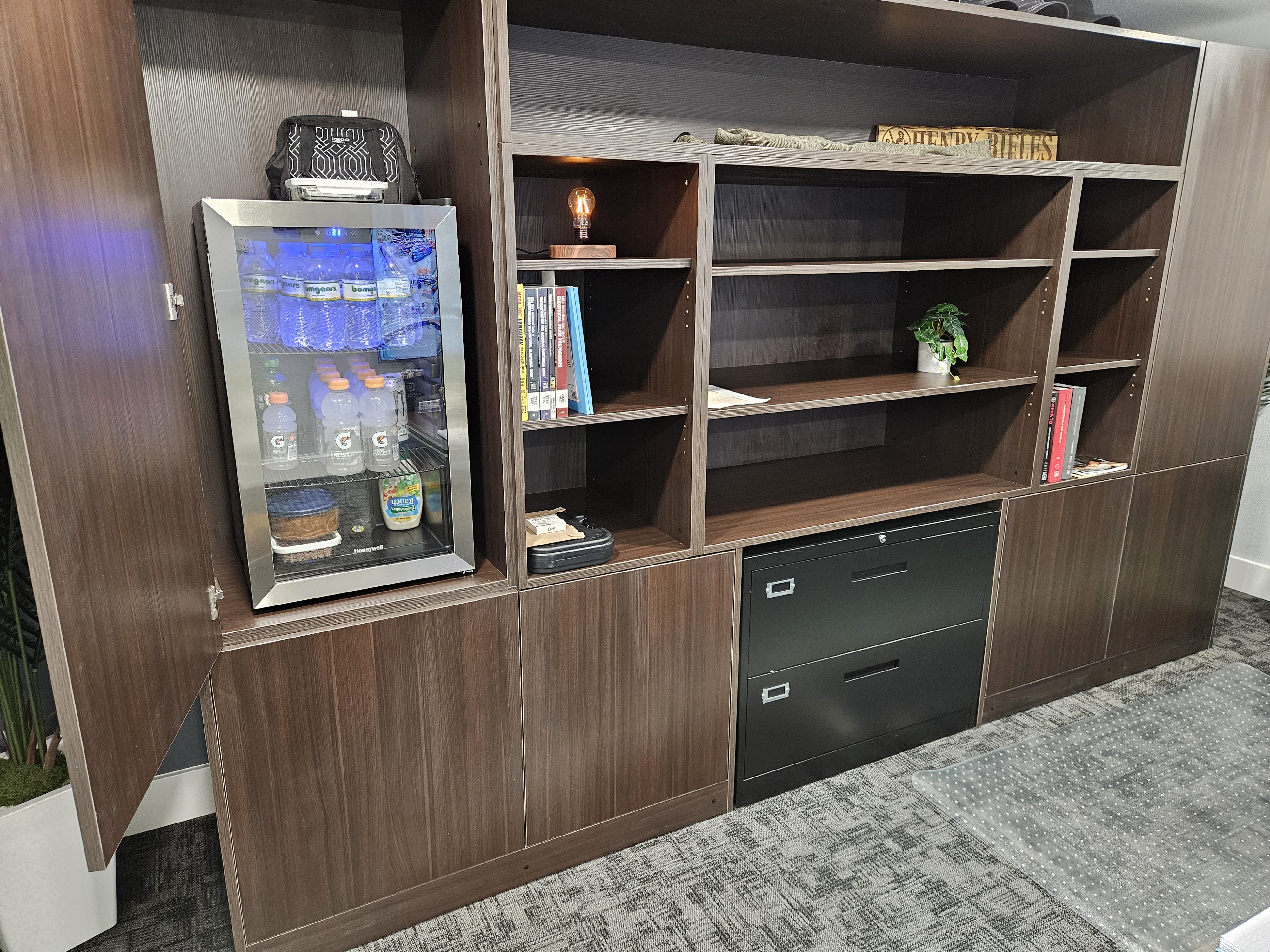 Commercial office built-ins